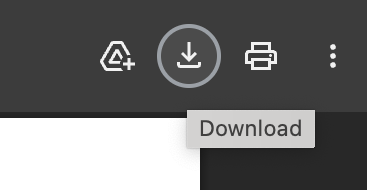 Web Browser Download Arrow